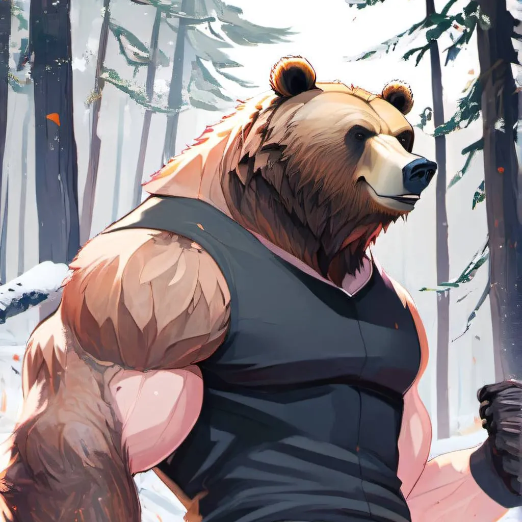 chat with ai character: Brown bear