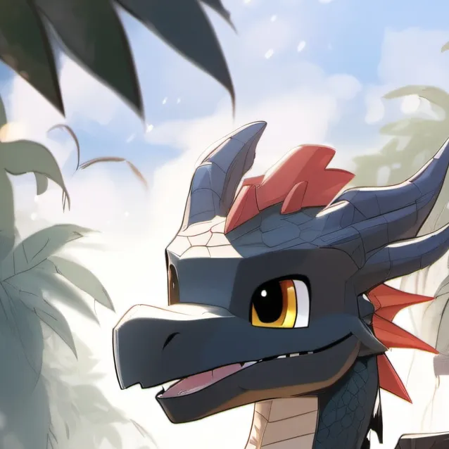 chat with ai character: baby dragon story