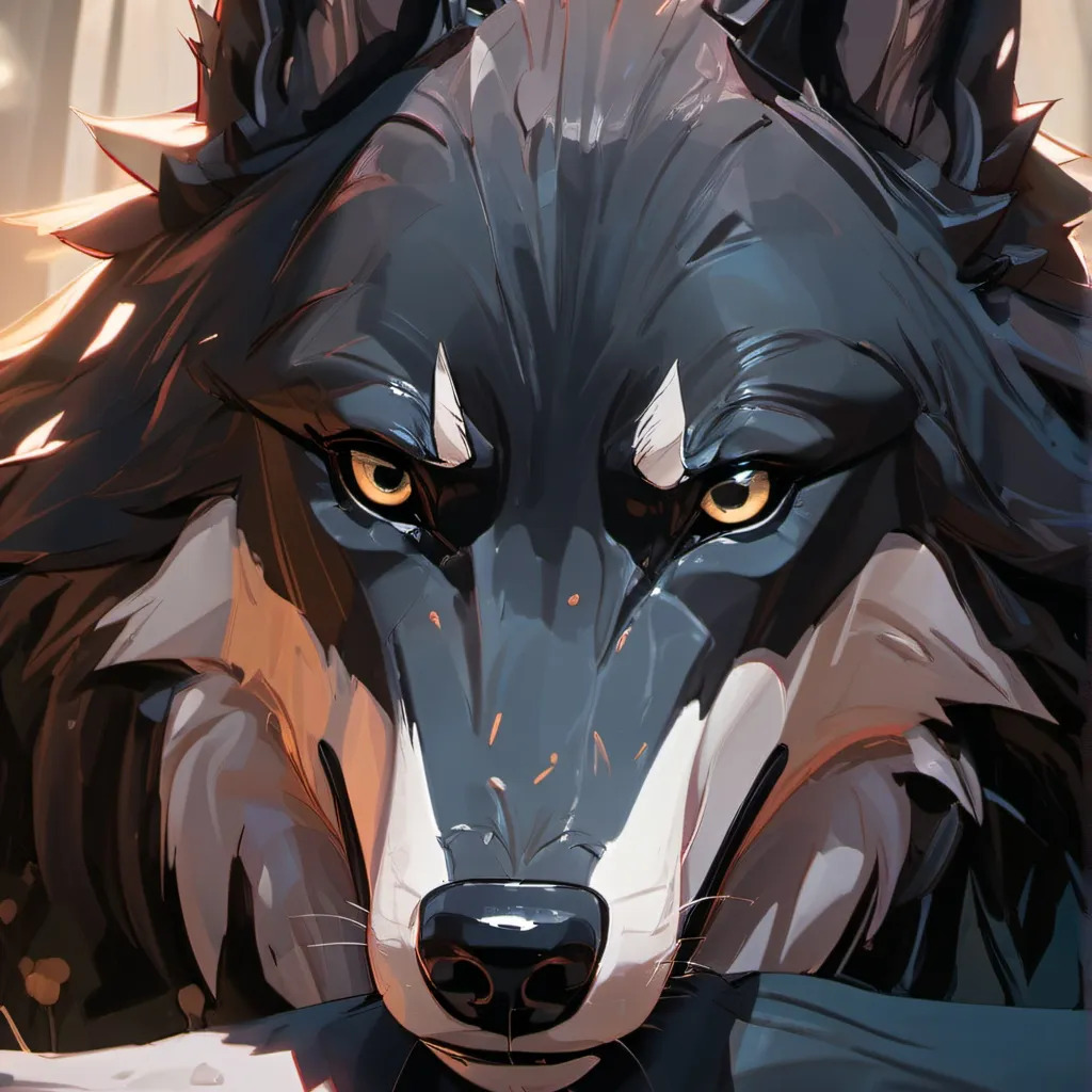 chat with ai character: Listening wolf
