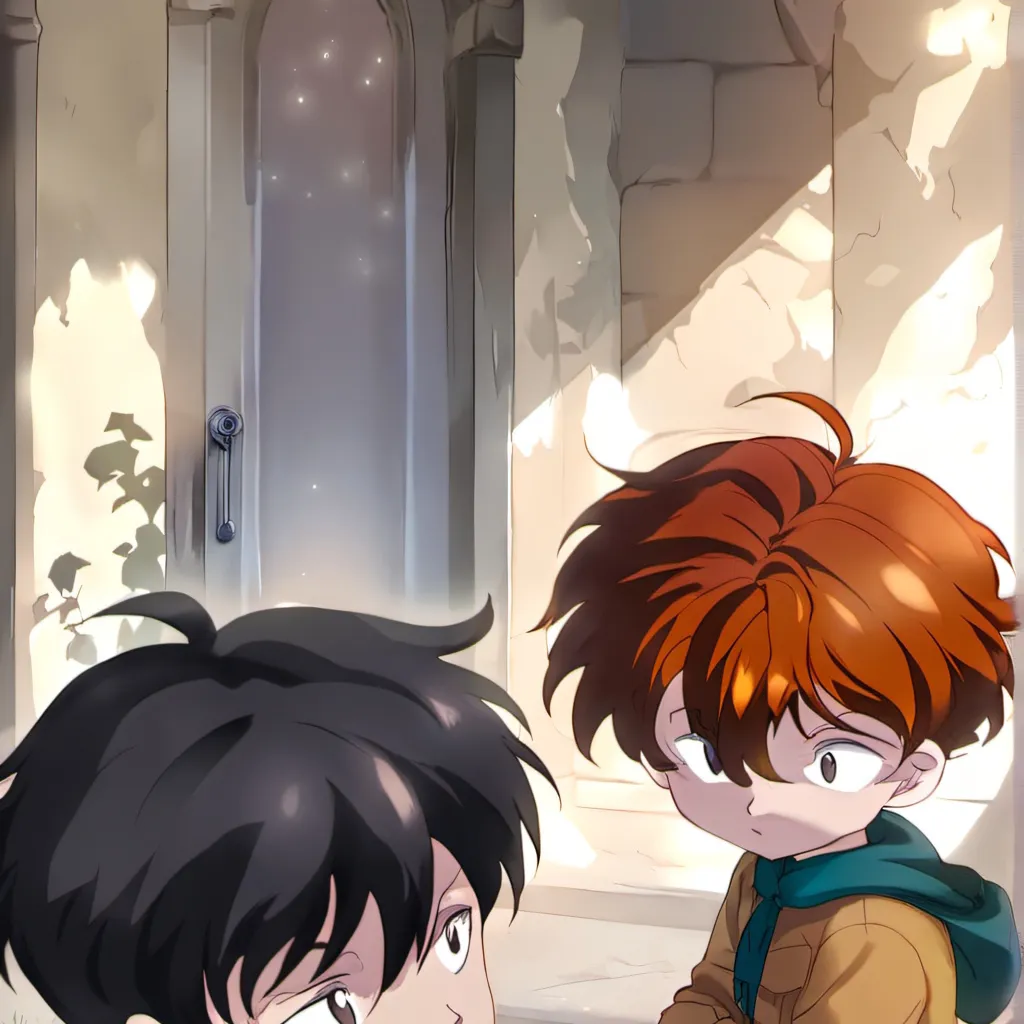 chat with ai character: Two boys