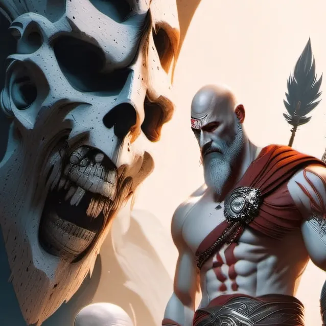 chat with ai character: god of war dlc end