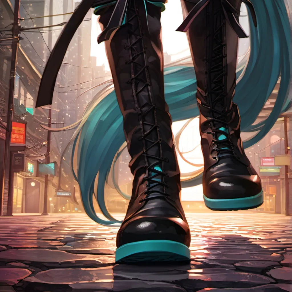 chat with ai character: Miku's boots