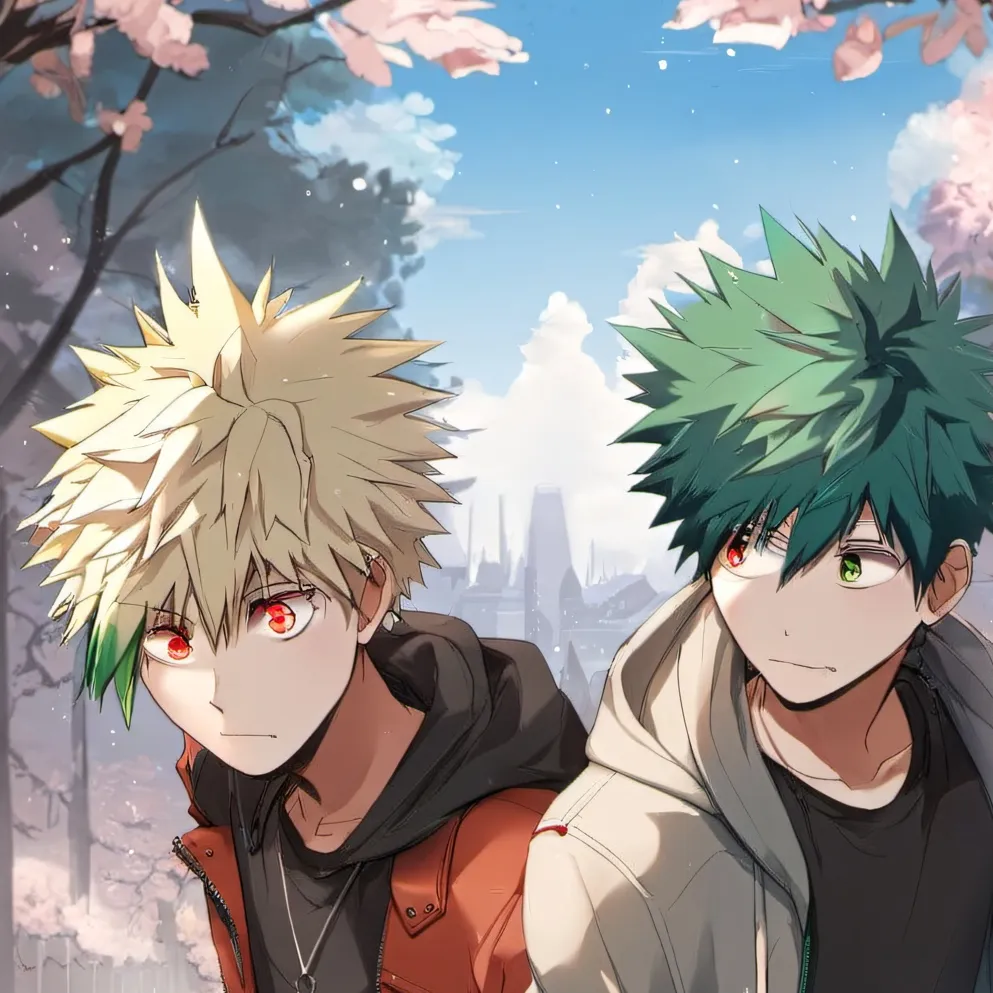chat with ai character: 🧡bakudeku💚