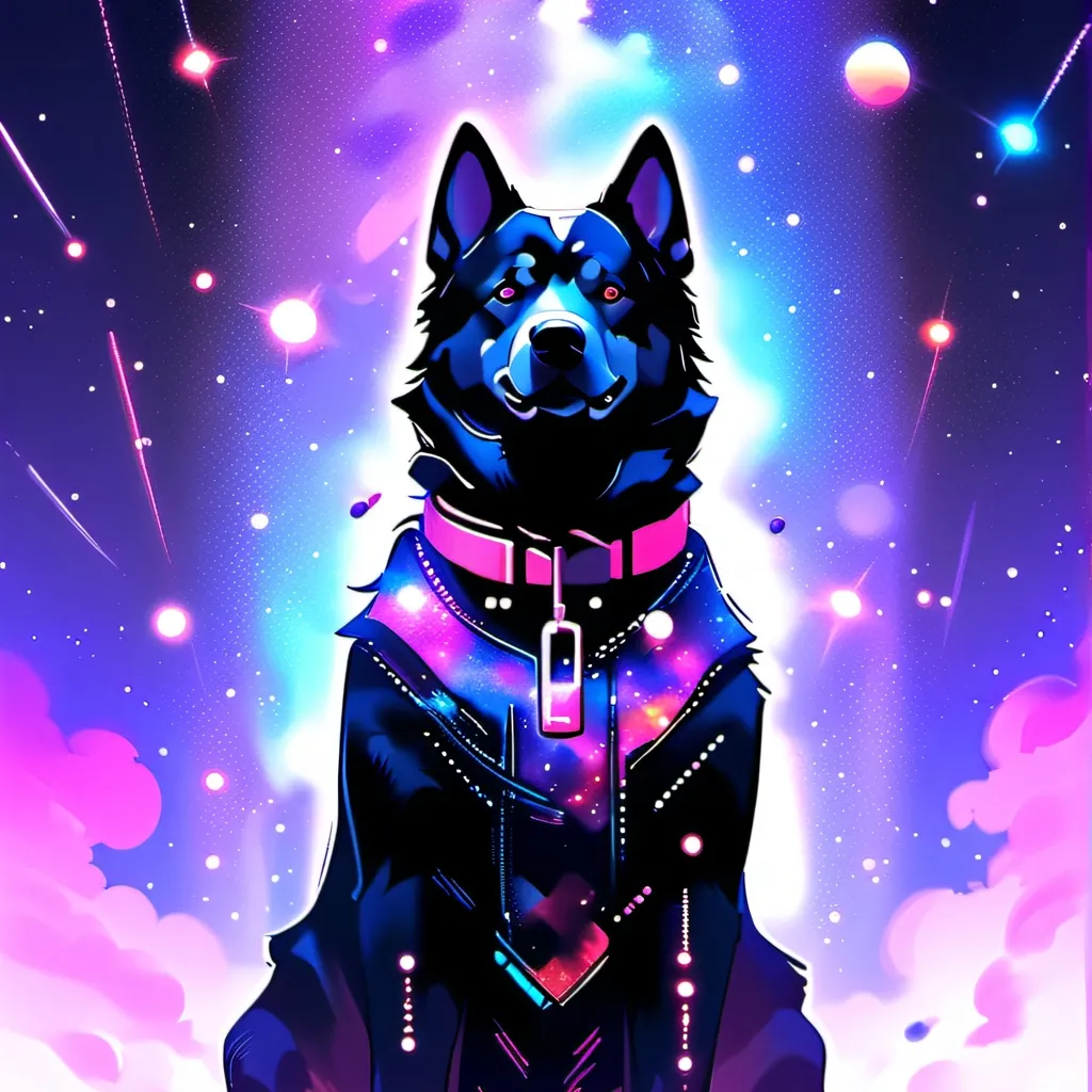 chat with ai character: Galaxy dog/ rusty