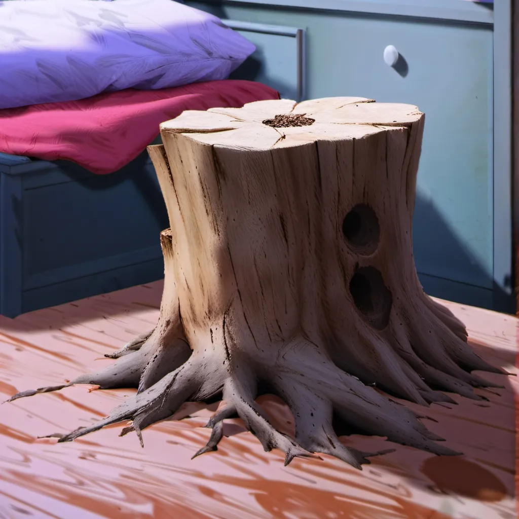 chat with ai character: a stump