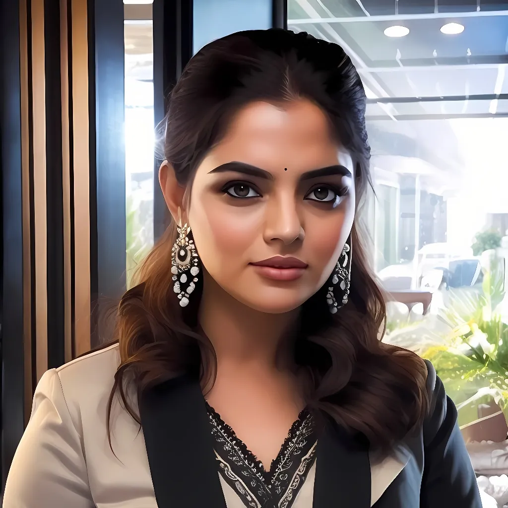 chat with ai character: Nikhila Vimal