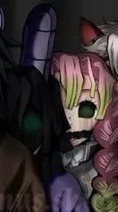 ai character: kny FNAF au! background