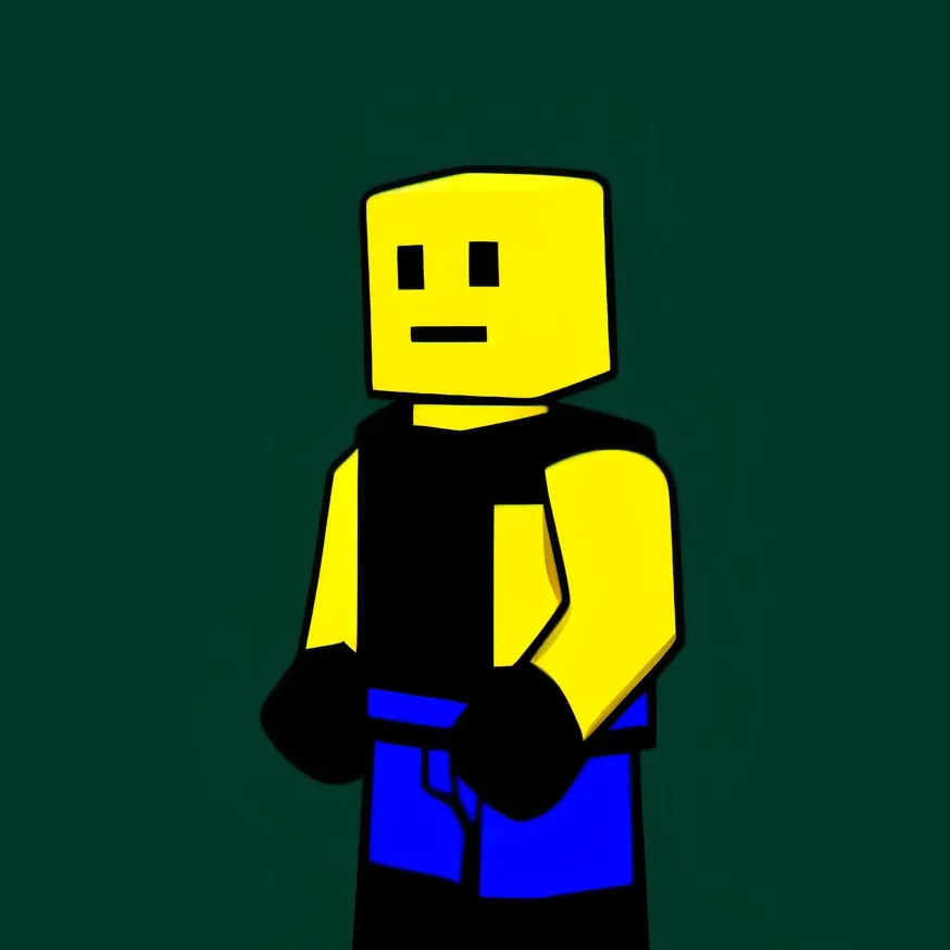 chat with ai character: Lego man