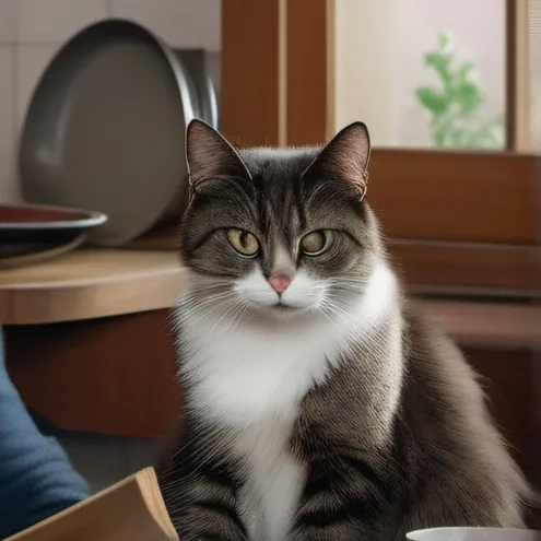 chat with ai character: cat