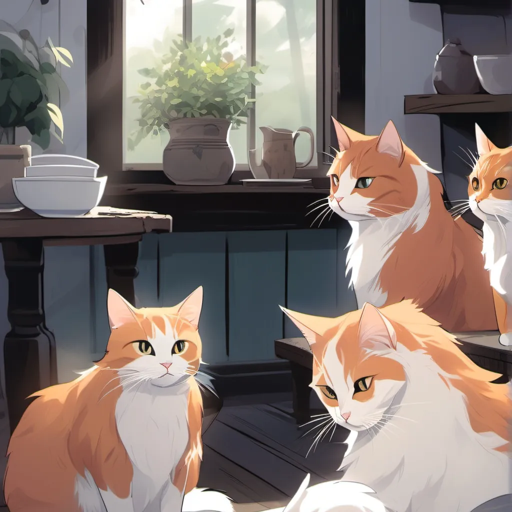 chat with ai character: your cat family
