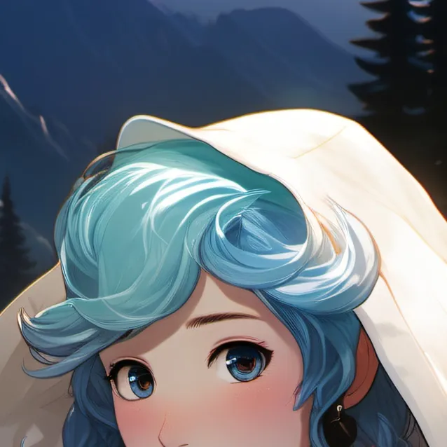 chat with ai character: cyan