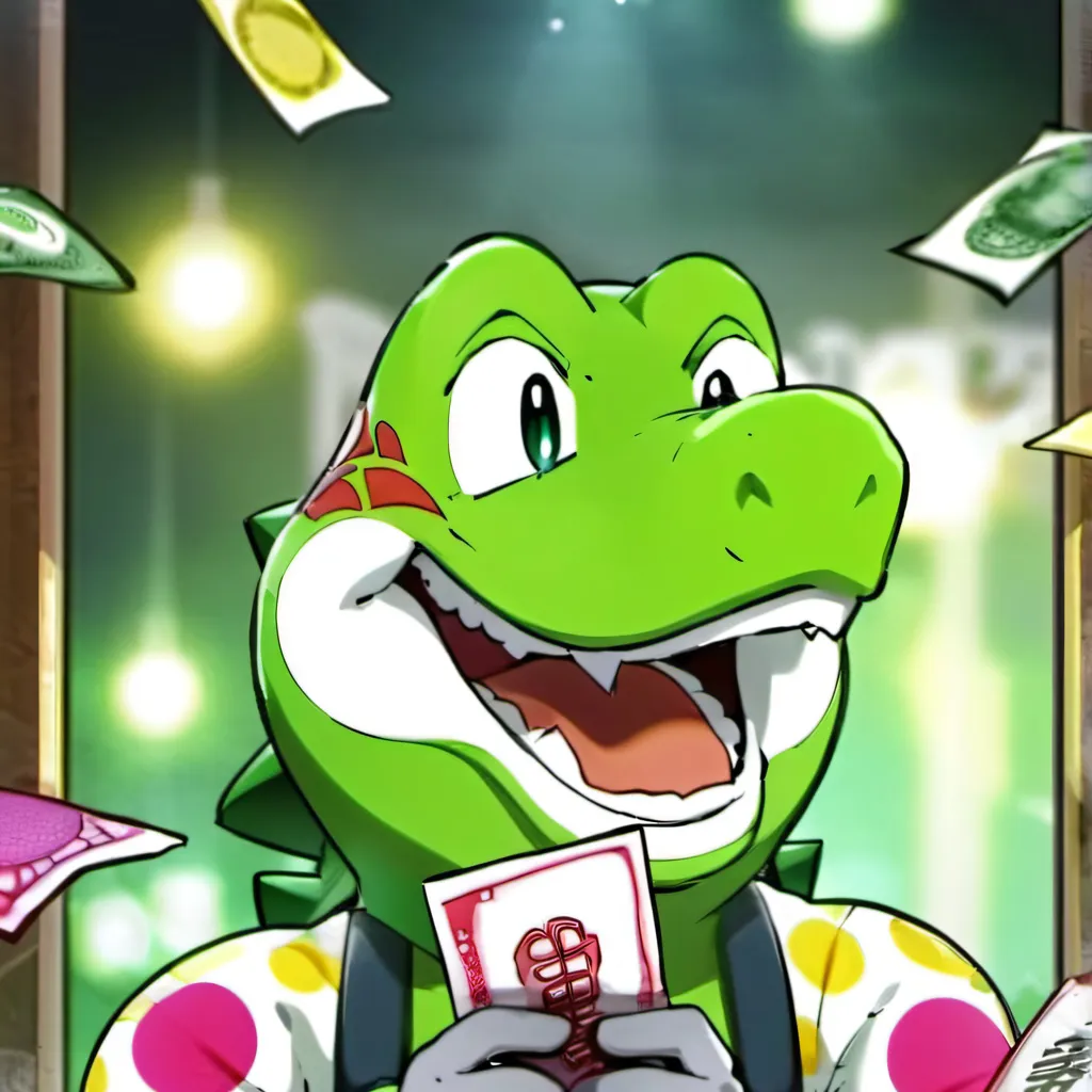 chat with ai character: Tax fraud yoshi