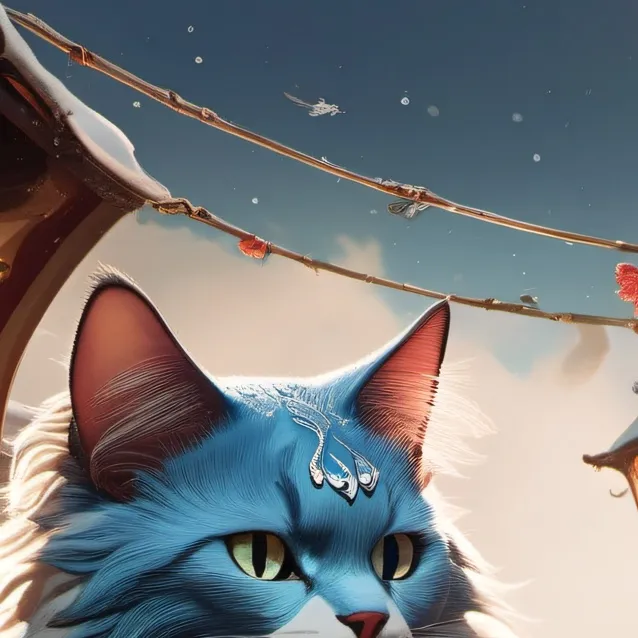 chat with ai character: 😺💙Blue Smurf Cat💙😺