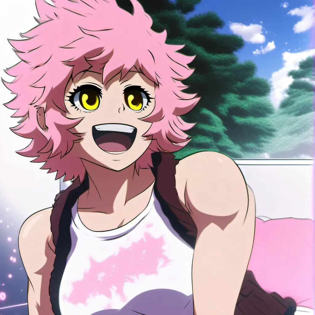 chat with ai character: Mina ashido