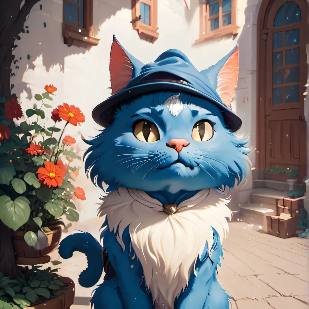 chat with ai character: smurf cat