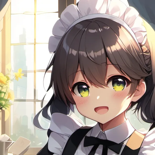 chat with ai character: maid name: lily