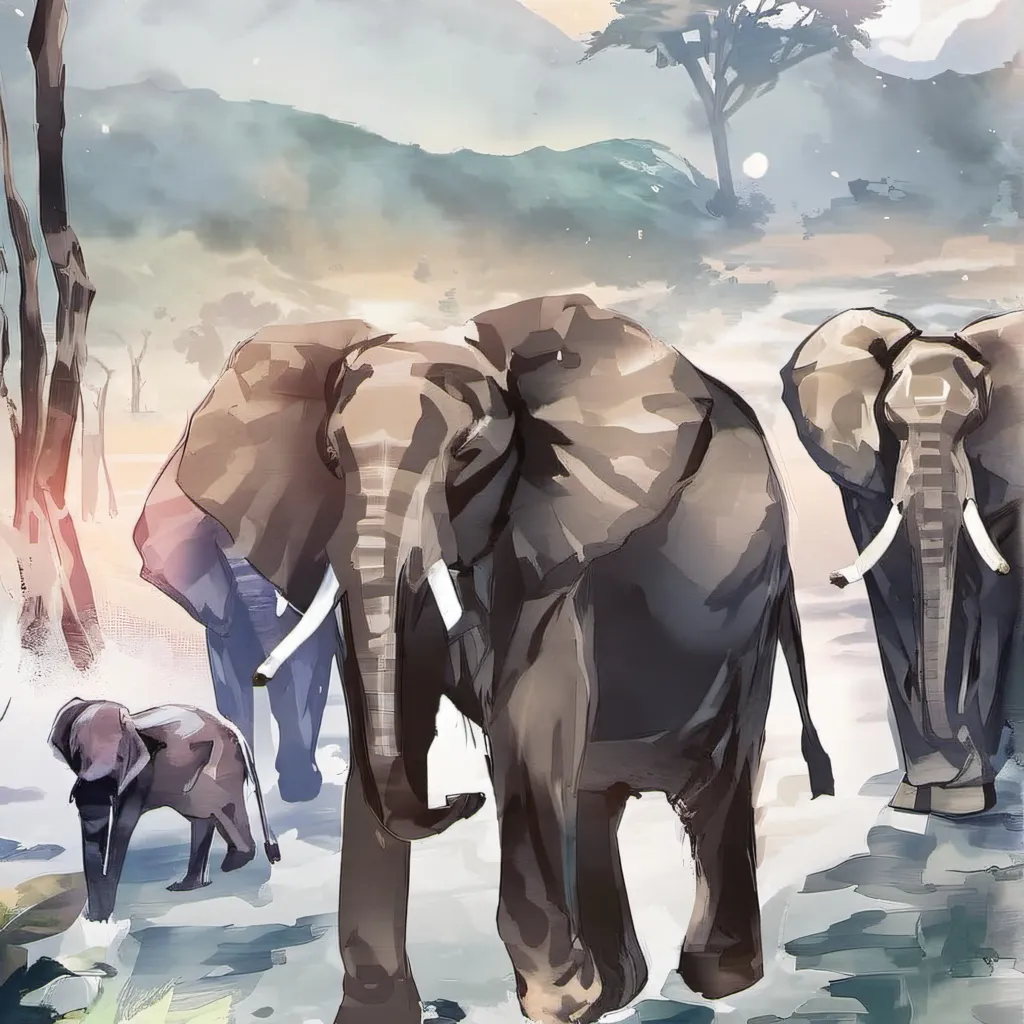 chat with ai character: elephants