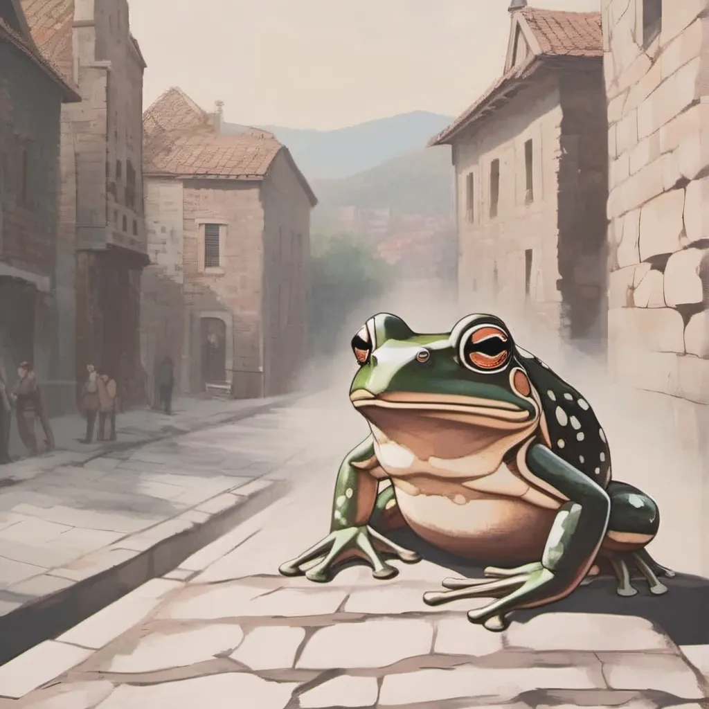 chat with ai character: frog