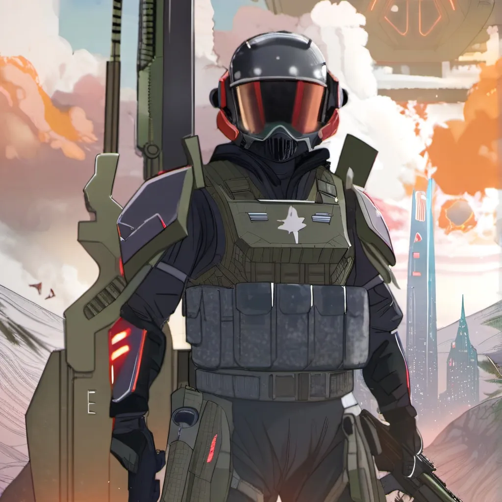 chat with ai character: future military