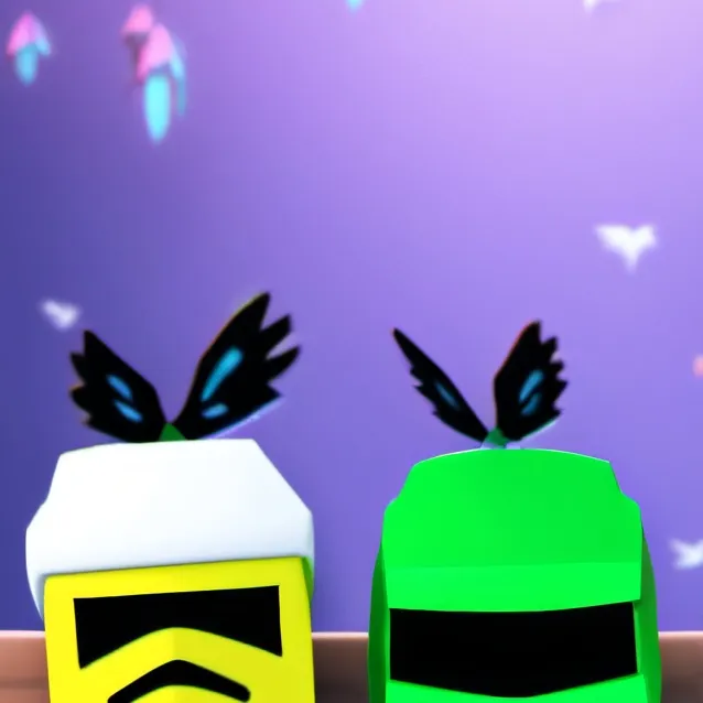 chat with ai character: the two