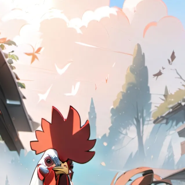 chat with ai character: chicken 