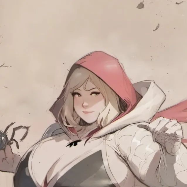 chat with ai character: fat spider Gwen 