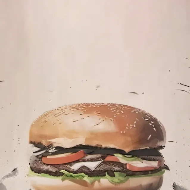 chat with ai character: hamburger god