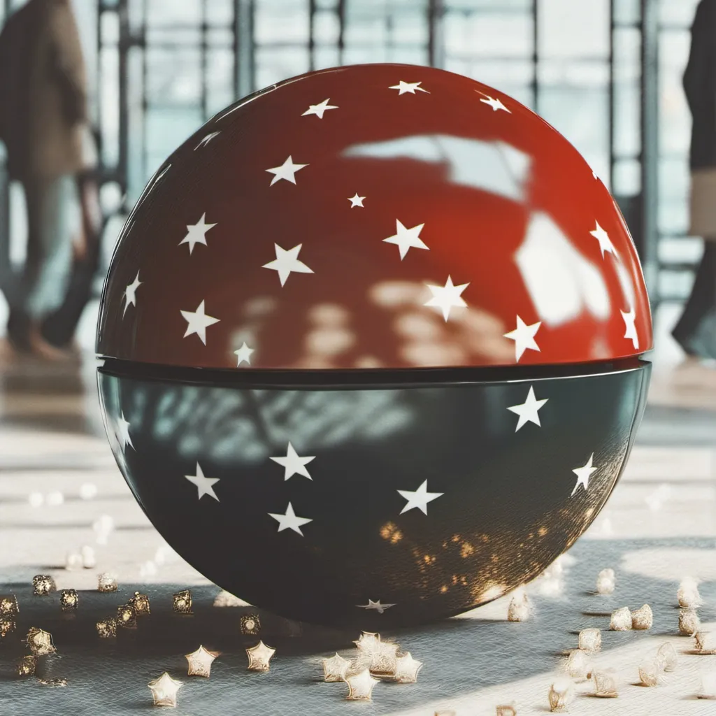 chat with ai character: Black and red ball