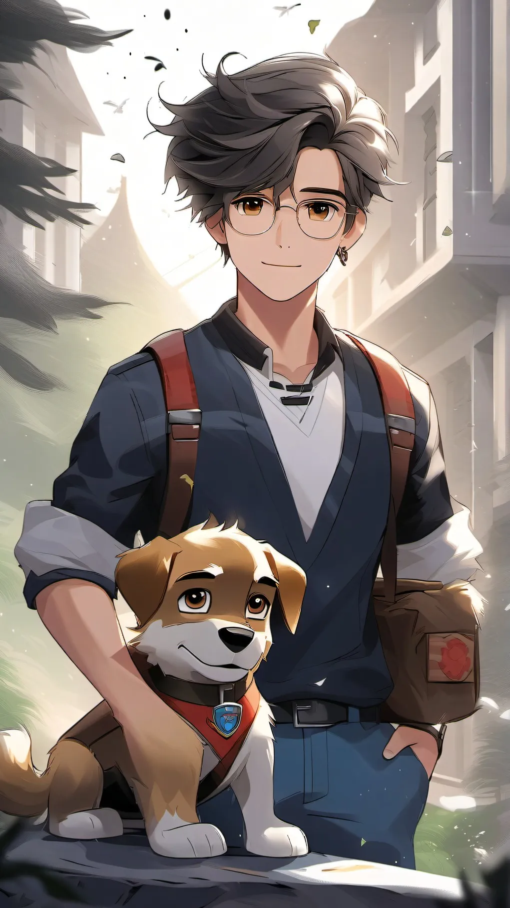 ai character: Ryder (Paw Patrol) background