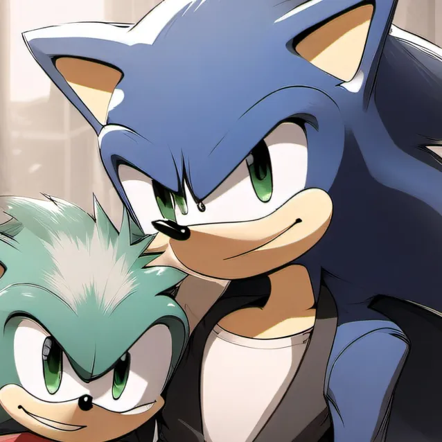 chat with ai character: sonic but as dad?!