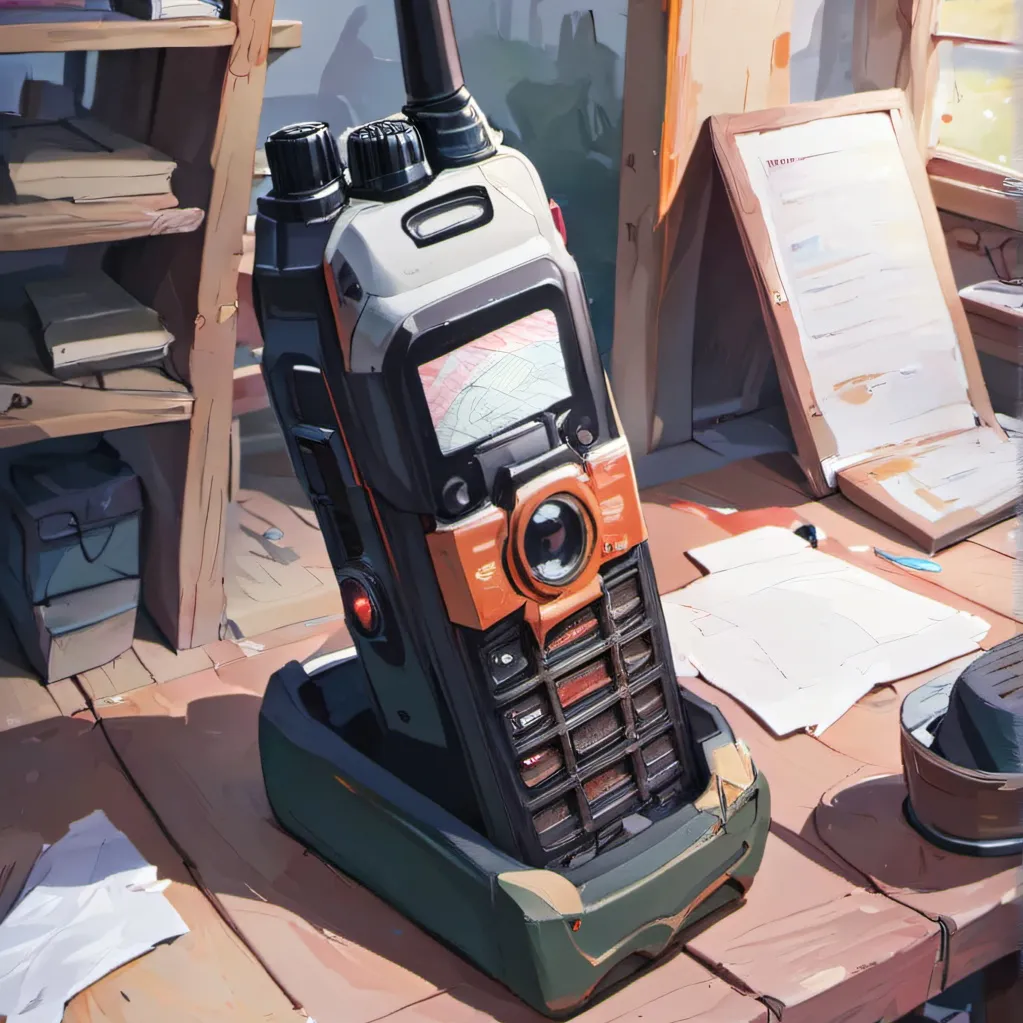 chat with ai character: A Walkie Talkie