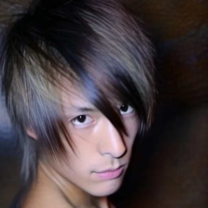 chat with ai character: Hot emo boy