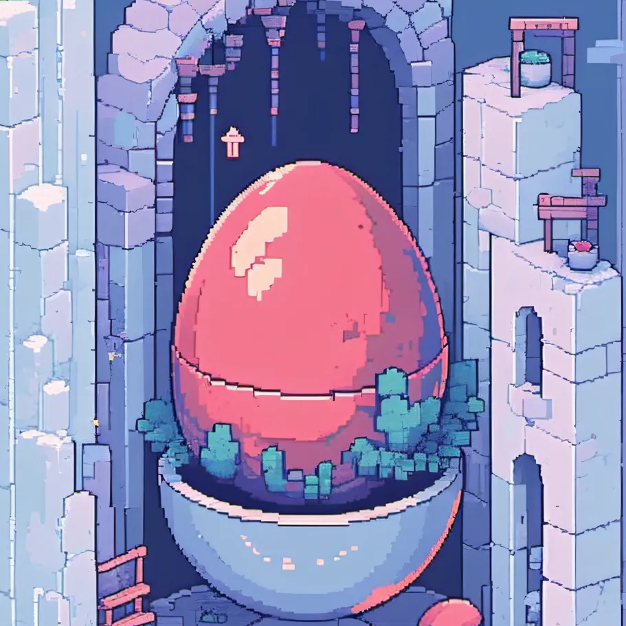 chat with ai character: The egg