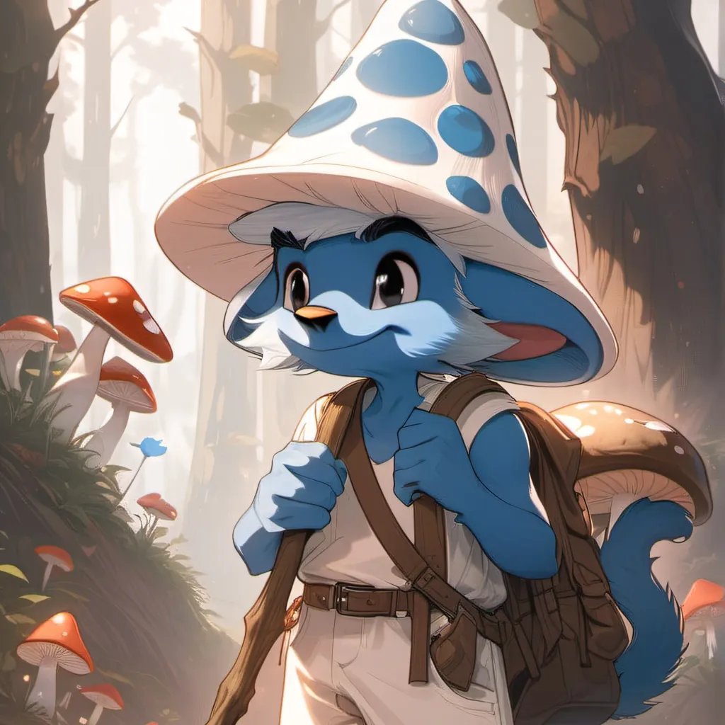 chat with ai character: smurf cat