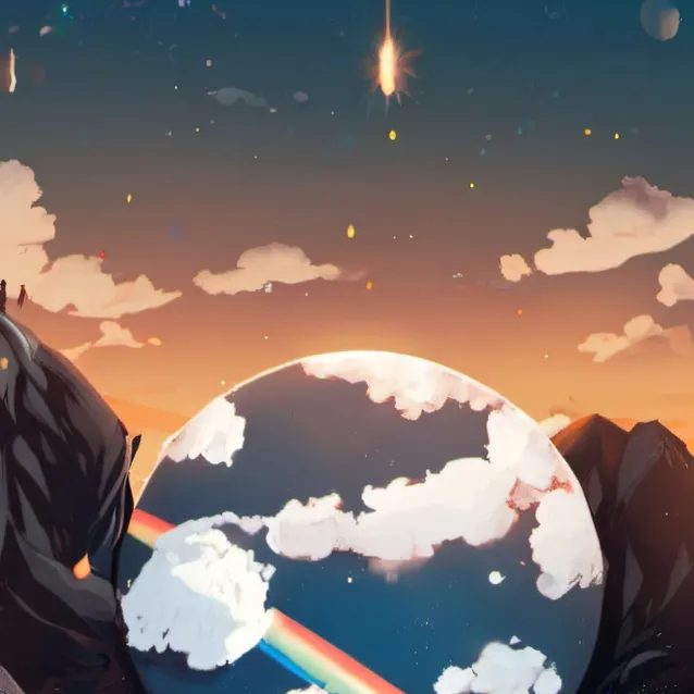 chat with ai character: rainbow cat