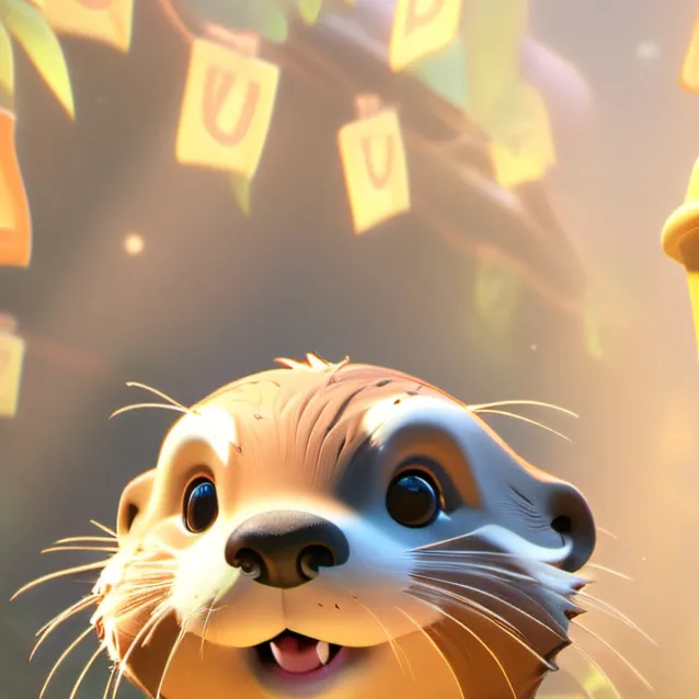 chat with ai character: alphabetic otter