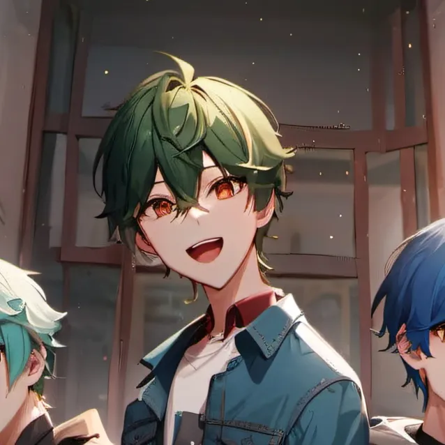 chat with ai character: The five boys