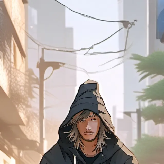 chat with ai character: homeless man 