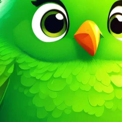 chat with ai character: Duolingo