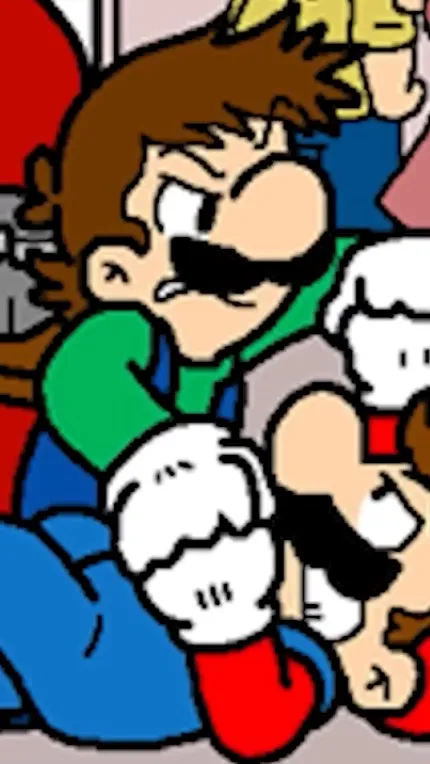 ai character: Luigi background