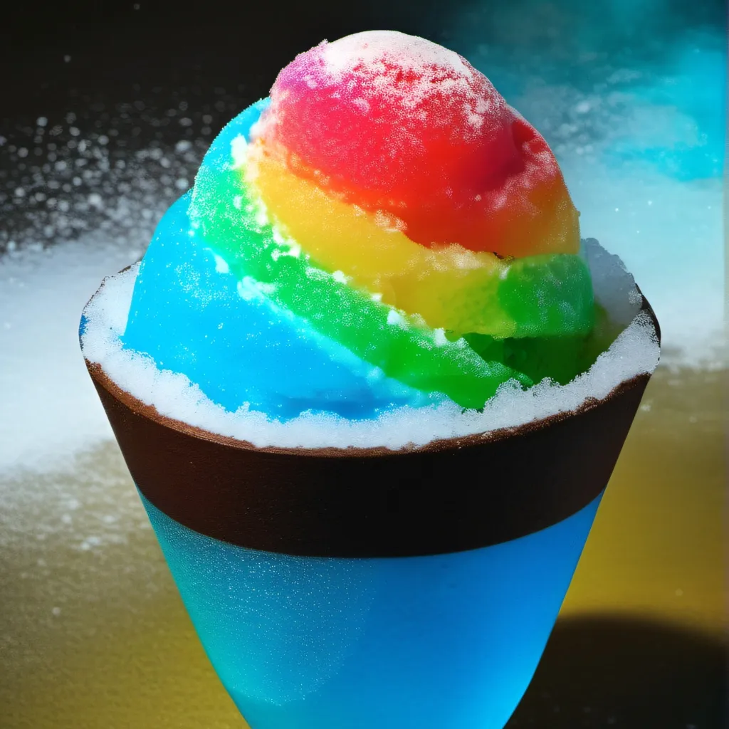 chat with ai character: yummy snow cone