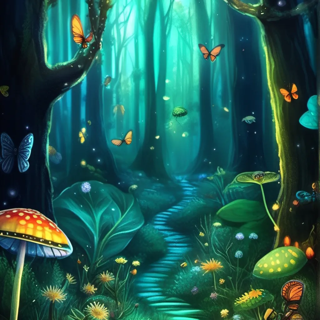 chat with ai character: The forest 