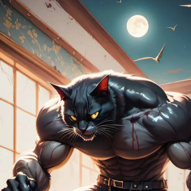 chat with ai character: Cartoon cat~