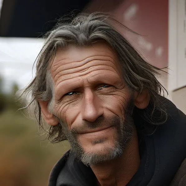 chat with ai character: Creepy man 