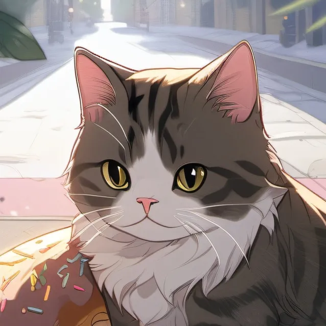 chat with ai character: donut dude