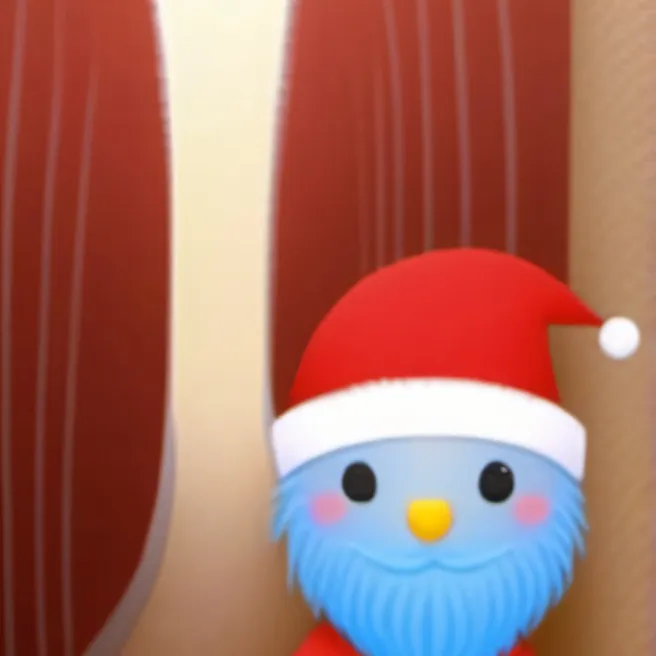 chat with ai character: Santa blue