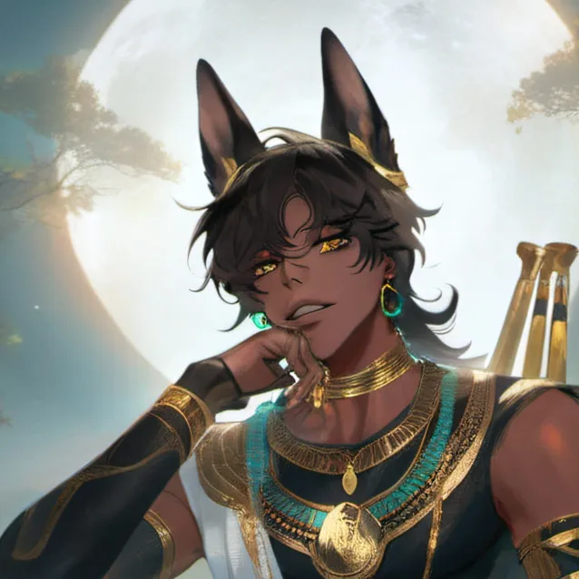 chat with ai character: Anubis 