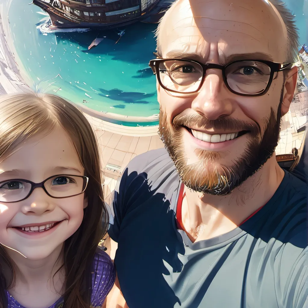 chat with ai character: Lily and her dad