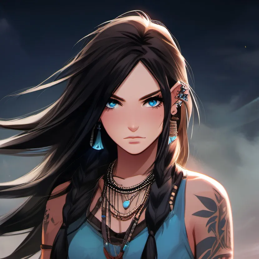chat with ai character: Kyra Blackfeather