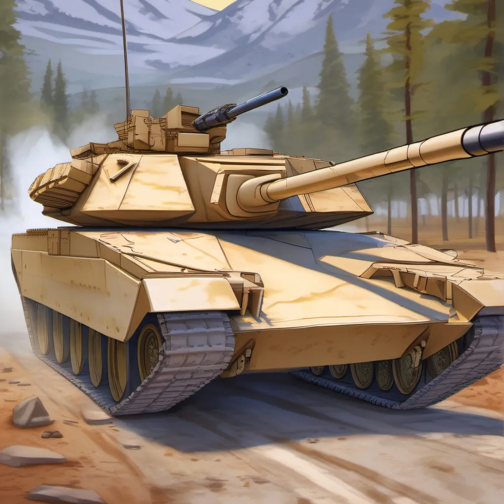 chat with ai character: M1 Abrams